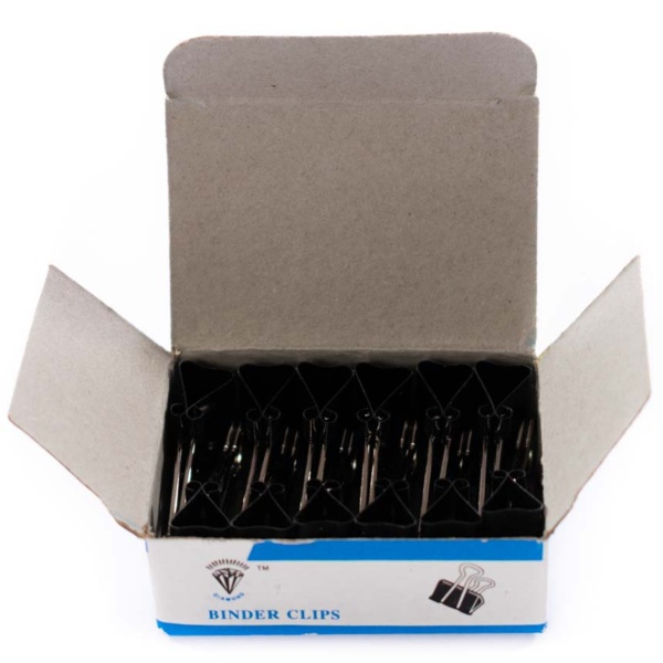 BINDER CLIP 19MM (3/4) (12U)