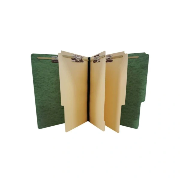 FOLDER CARTA 8 GANCHOS VERDE