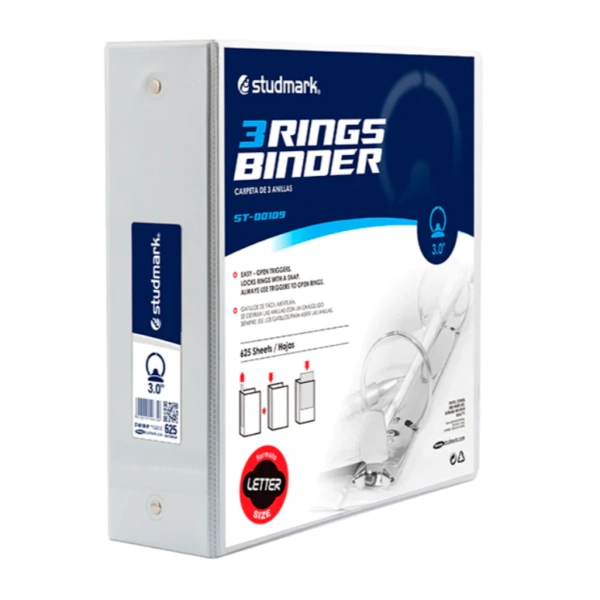 PORTAF O 3plg C/VEN BLANCO