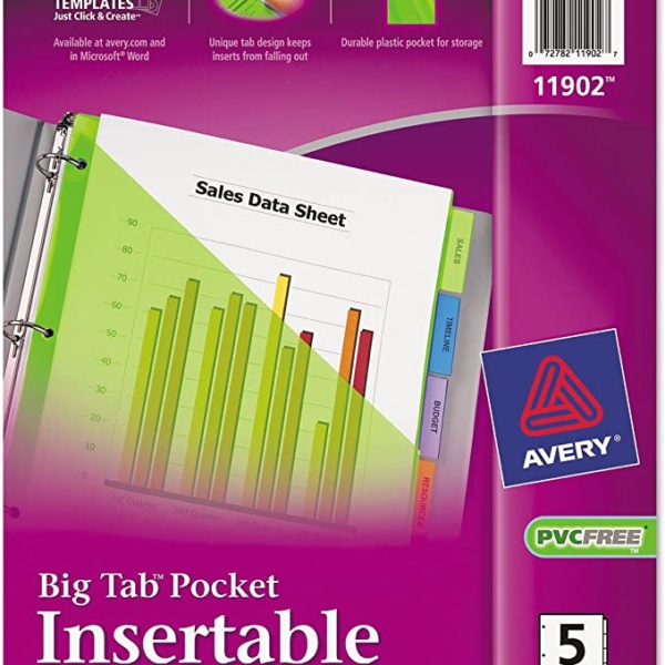 DIVISIONES AVERy 11902 PLASTIC