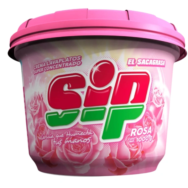 LAVAPLATOS CREMA SIP ROSA 1000