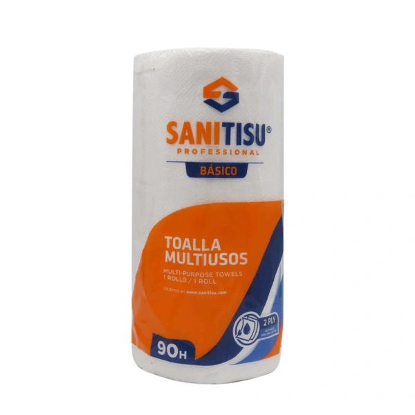 PAPEL TOALLA 2PLY 90H SANITISU BASIC