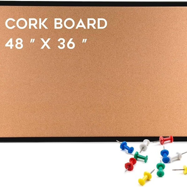 TABLERO CORCHO 90X120CM