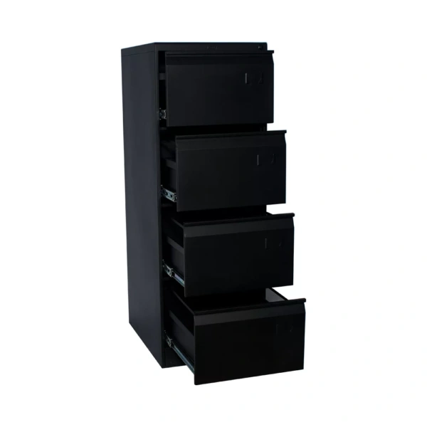 ARCHIVADOR 4 GAVETAS LEGAL NEGRO