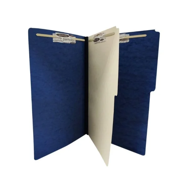 FOLDER LEGAL 4 GANCHOS AZUL