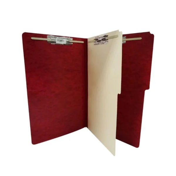 FOLDER LEGAL 4 GANCHOS MARRON