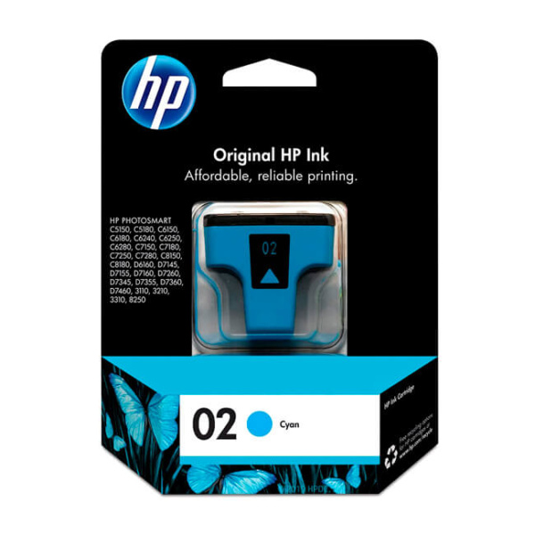 HP # 02 C8771WL CyAN