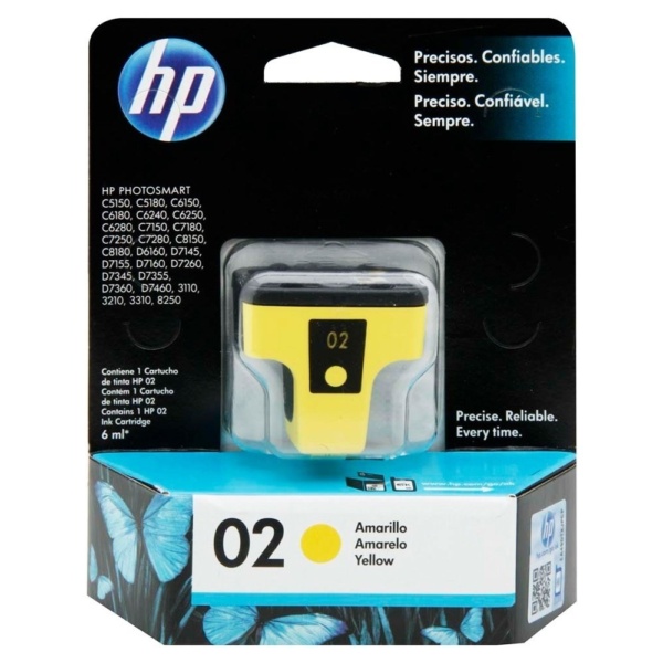 HP # 02 C8773WL AMARILLO