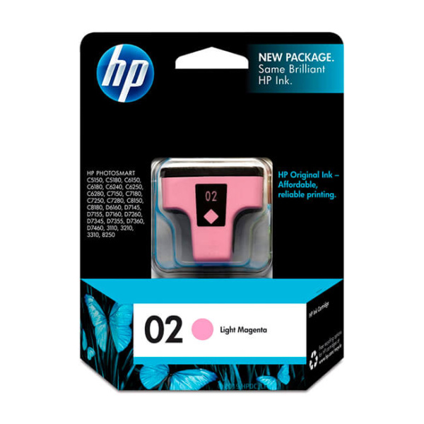 HP # 02 C8775WL MAGENTA LIGHT