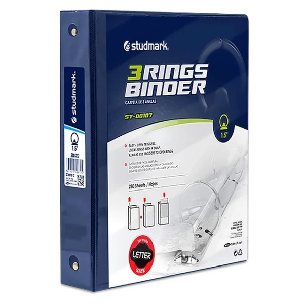 PORTAF O 1.5plg C/VEN AZUL