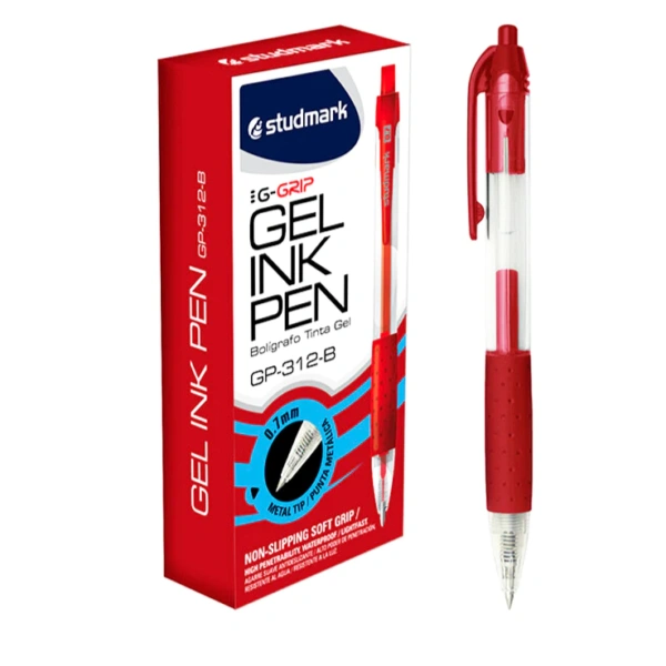 BOLIGRAFO STUDMARK GEL 0.7 ROJ