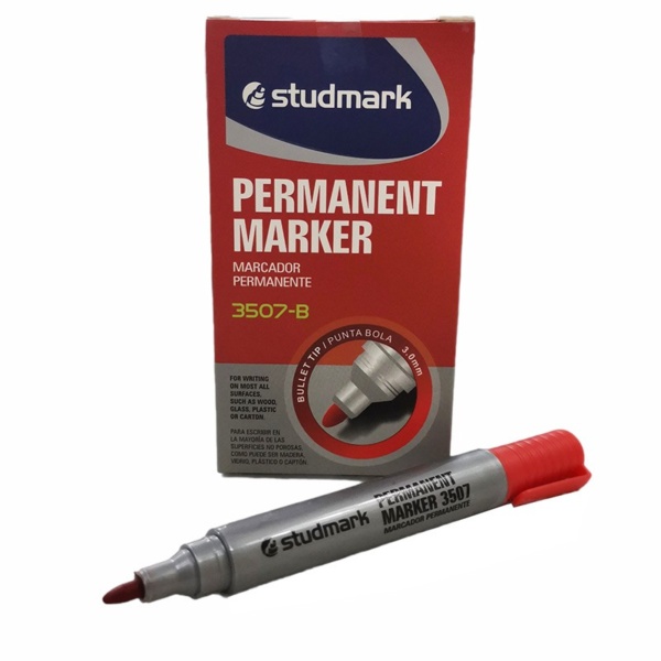 MARCADOR PERM. FINA STUD ROJO