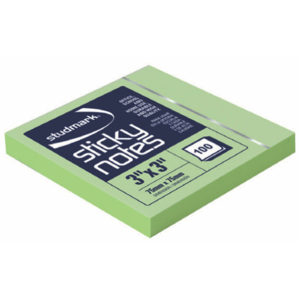 NOTAS ADH STUD 3X3 VERDE