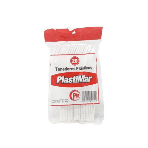 TENEDOR BLANCO BIO (24U)