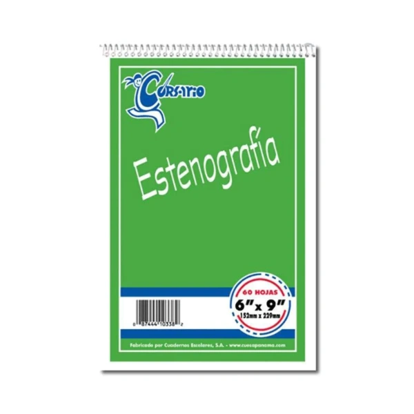 LIBRETA DE ESTENOGRAFIA 60HJS