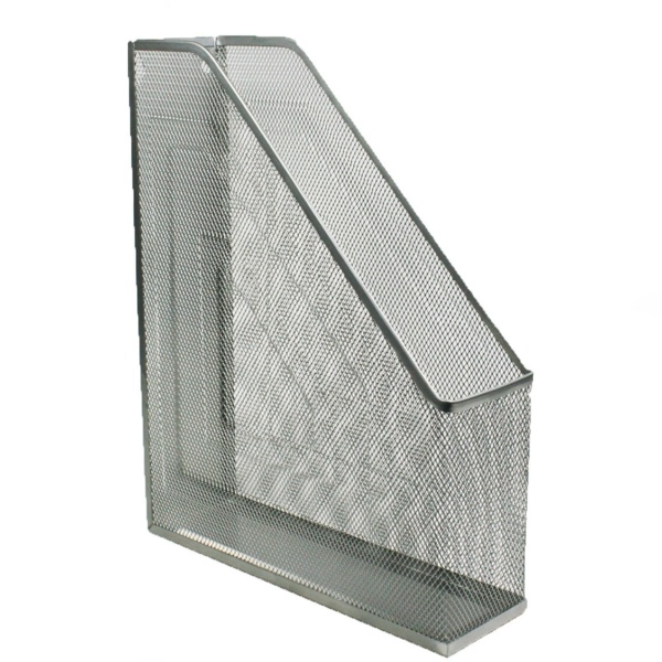 PORTA REVISTA MESH PLATA