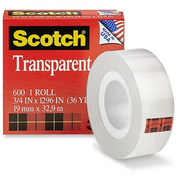 TAPE 3M # 600 3/4 X 36yD
