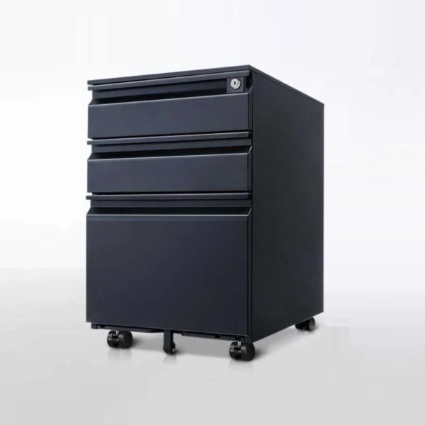 ARCHIVADOR 3 GAVETAS LEGAL NEGRO