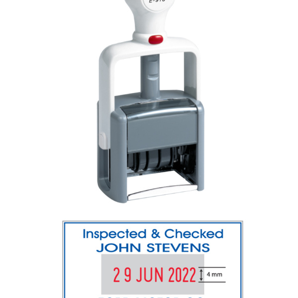 SELLO AUTOM C/FECHA 30X50MM