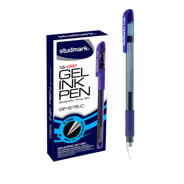 BOLIGRAFO STUDMARK GEL 0.7 AZU