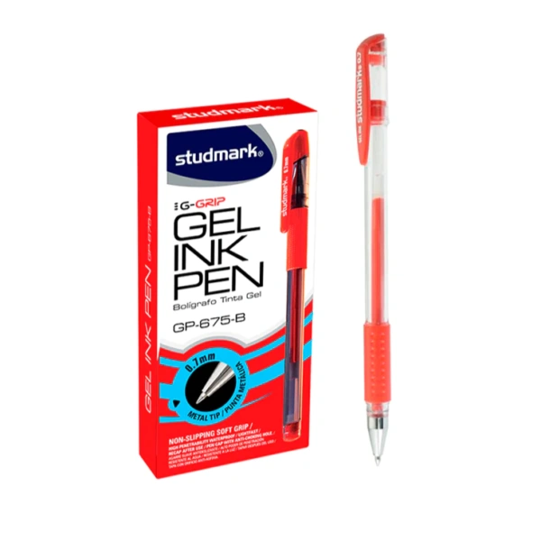 BOLIGRAFO STUDMARK GEL 0.7 ROJ