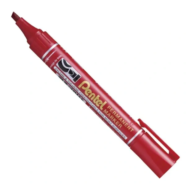 MARCADOR PERM. BISEL PENT ROJO