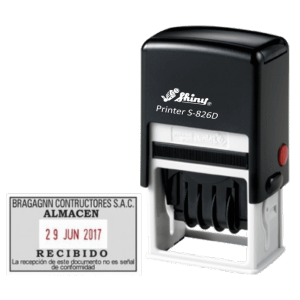 SELLO AUTOM C/FECHA 41X24MM