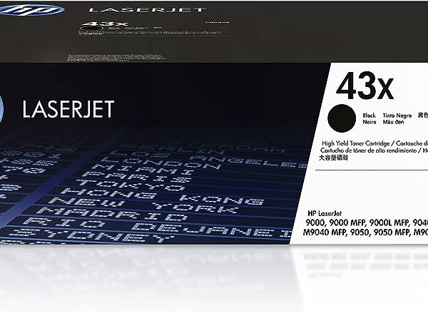 HP # 43X C8543XBLACK