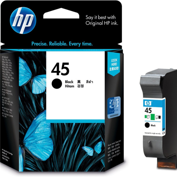 HP # 45 C51645A BLACK