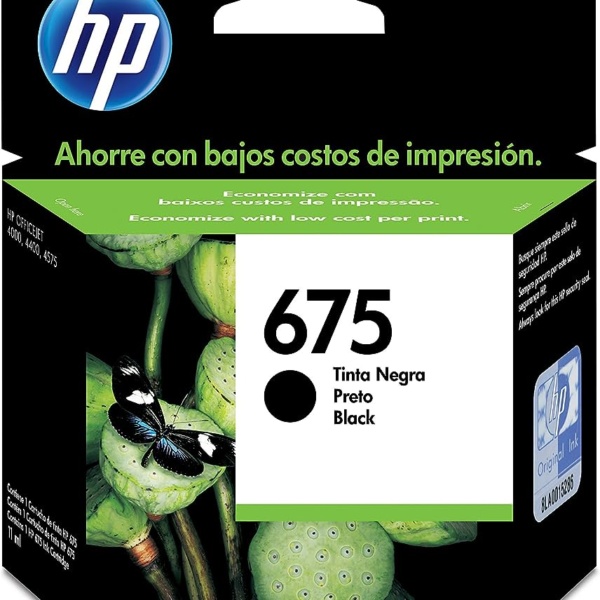 HP # 675 CN690AL BLACK