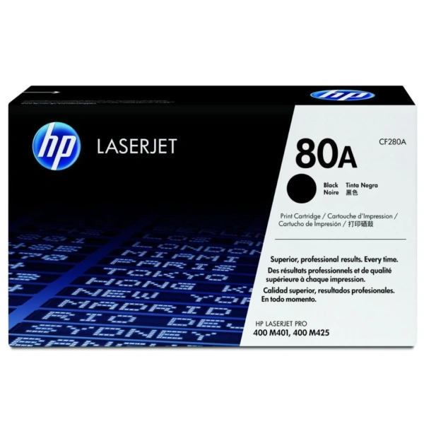 HP # 80A CF280A NEGRO